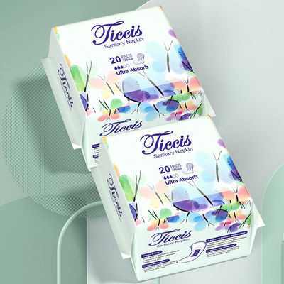 سعر جيد غطاء صحي ذو سمك فائق ويمكن استخدامه مرة واحدة غطاء صحي ذو امتصاص فائق 3 أبعاد الحماية من التسرب رقاقة زرقاء النظافة النسائية يوم استخدام المناديل الصحية الانترنت