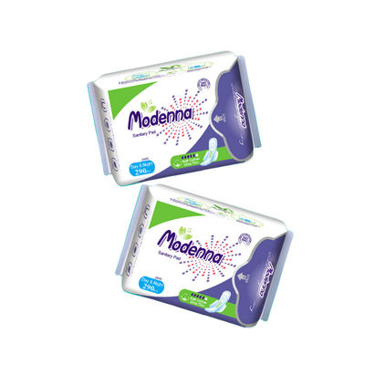 سعر جيد قابلية التنفس الجيدة المسمم المستطيل الممتلئ القطني المناديل الصحية مع الملصق المقاوم للتسرب الانترنت