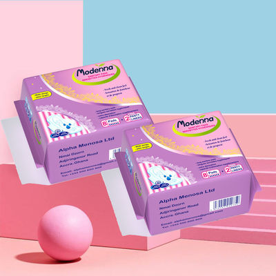 سعر جيد العلامة التجارية OEM إعادة التدوير حزمة كبيرة رقيقة للغاية المنظفات الصحية المعبأة في كيس مغلق الانترنت