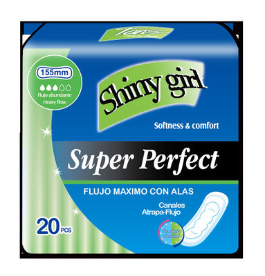 سعر جيد فوطة صحية سميكة للاستعمال مرة واحدة بلون أبيض وقدرة امتصاص 50-200 مل الانترنت