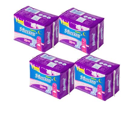 سعر جيد 50-200ml Absorption Capacity Disposable Sanitary Napkin with Adhesive in Rectangle Design الانترنت