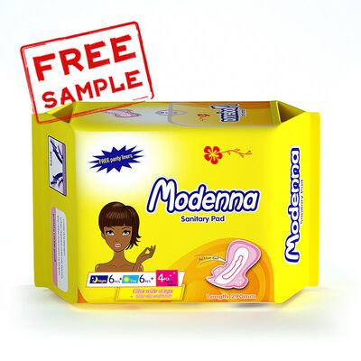 سعر جيد 100  Cotton Menstrual Feminine Hygiene Period Disposable Lady Napkin Sanitary Pad for Women الانترنت