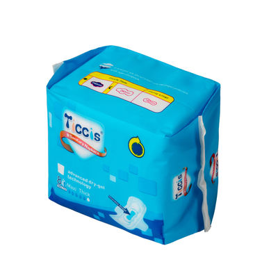 معتمدة من TUV ISO للنساء منديل صحي للفوط الصحية ذات الأجنحة للاستعمال مرة واحدة