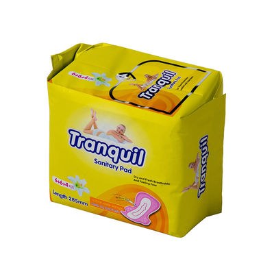 اسم العلامة التجارية المنتج 6+6+4 أجهزة منيون رقاقة نساء وسائد صحية وسائد المناديل المصنع في الصين