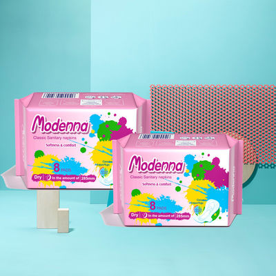 بيع بالجملة نيسدي Ultra Soft 100% قطن عضوي وسائد الحيض النساء المناديل الصحية المستخدمة مرة واحدة