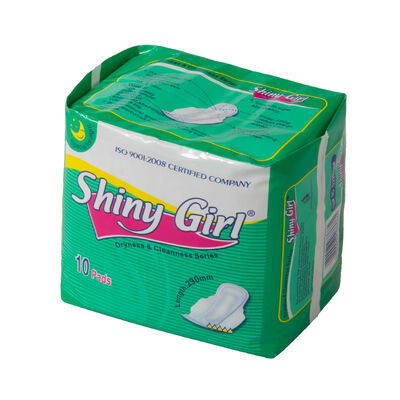 سعر جيد Hot Selling Good Quality Shiny Girl Brand  Ladies Sanitary Napkin for Night Use الانترنت